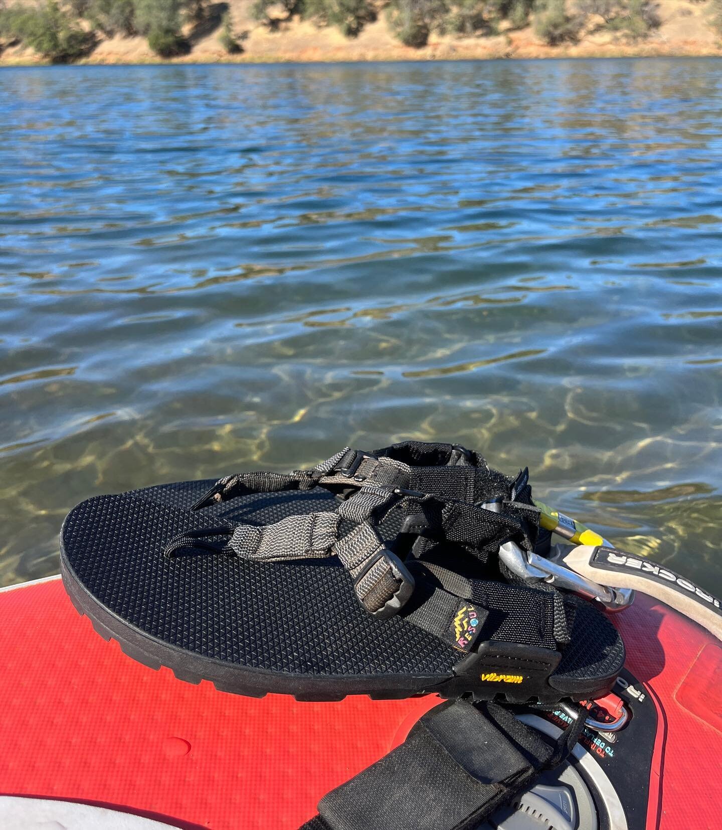I ❤️@bedrocksandals and I especially 💙 their #resoul program. Just got my original sandals back from the Montana workshop and they are exquisite. Better than new. My straps, new soles. With that cute little Resoul tag. I took them out paddling and h